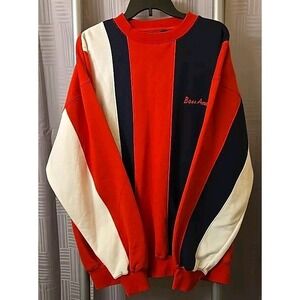 Boss America By Brookhurst Red White And Blue Men's Sweatshirt Size Large